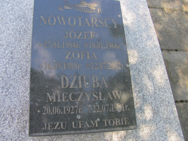 Mieczysław Dziuba 1927 Dukla - Grobonet - Wyszukiwarka osób pochowanych