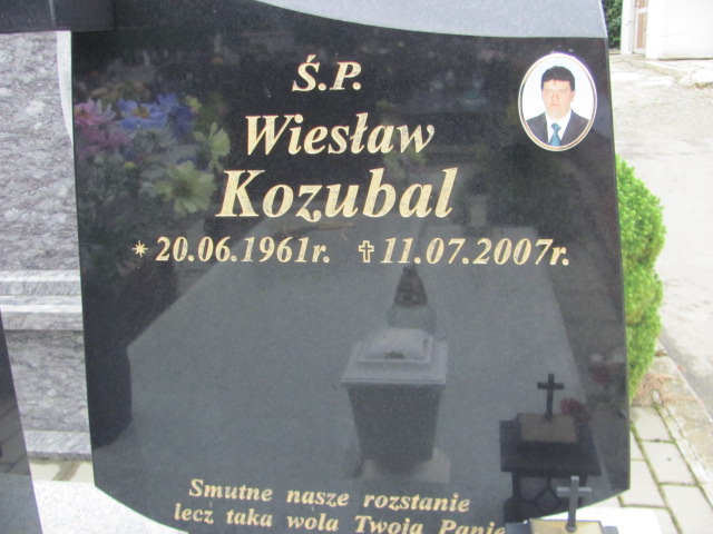 Wiesław Kozubal 1961 Dukla - Grobonet - Wyszukiwarka osób pochowanych