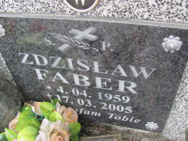 Zdzisław Faber 1959 Dukla - Grobonet - Wyszukiwarka osób pochowanych