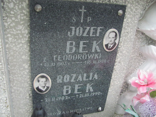 Józef Bek 1903 Dukla - Grobonet - Wyszukiwarka osób pochowanych