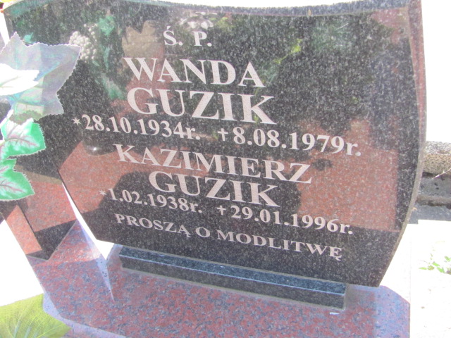 Kazimierz Guzik 1938 Dukla - Grobonet - Wyszukiwarka osób pochowanych