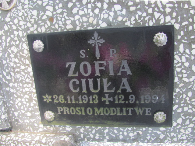 Józef Ciuła 1910 Dukla - Grobonet - Wyszukiwarka osób pochowanych